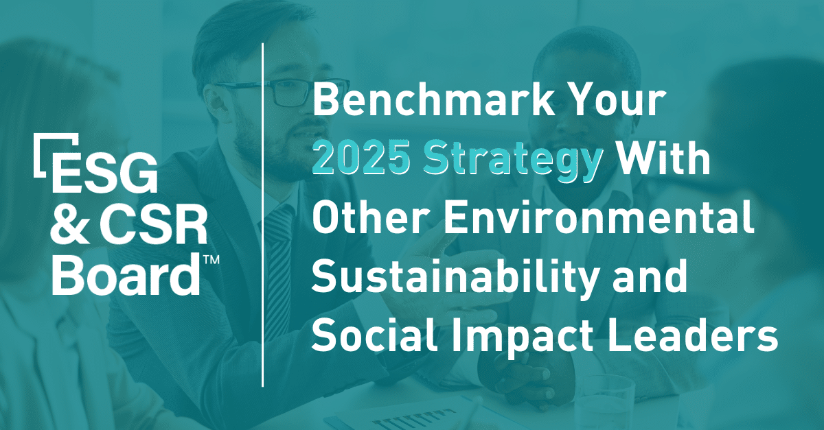 2025 State Of Enterprise Esg Csr Report Board Org
